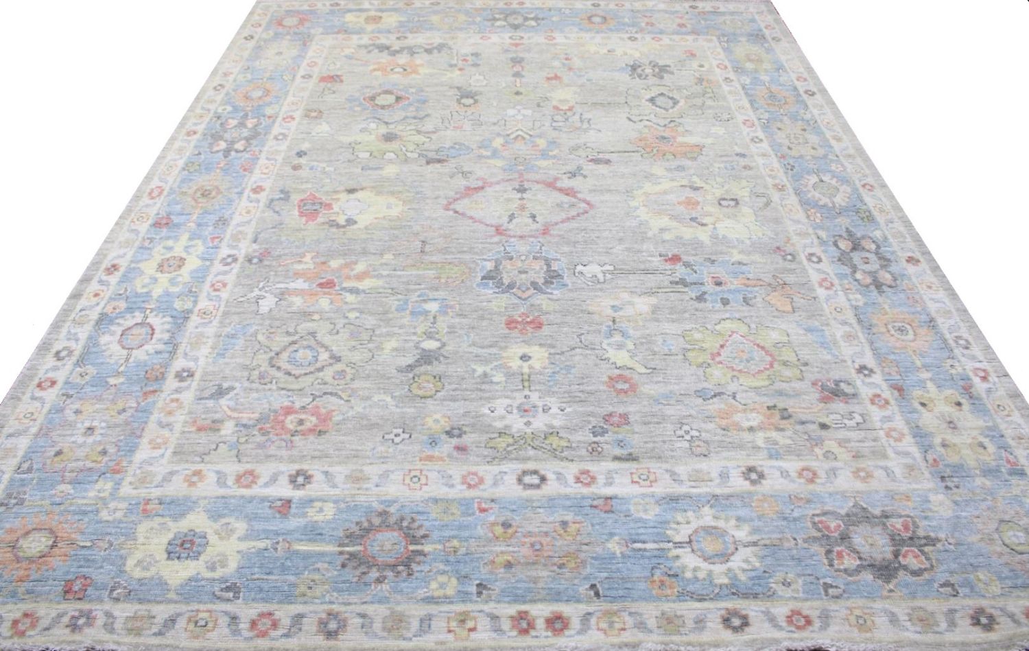 8x10 Oushak Hand Knotted Wool Area Rug - MR029877