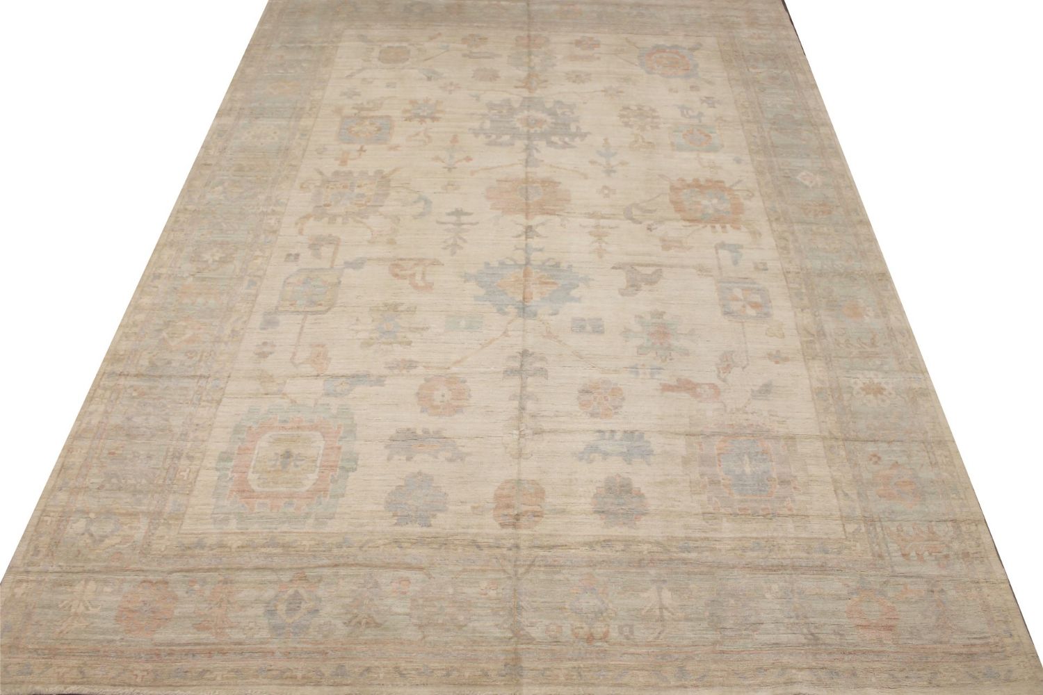 OVERSIZE Oushak Hand Knotted Wool Area Rug - MR029882