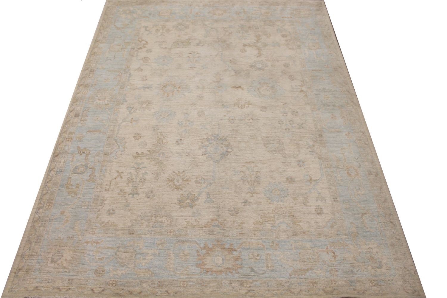 8x10 Oushak Hand Knotted Wool Area Rug - MR029891