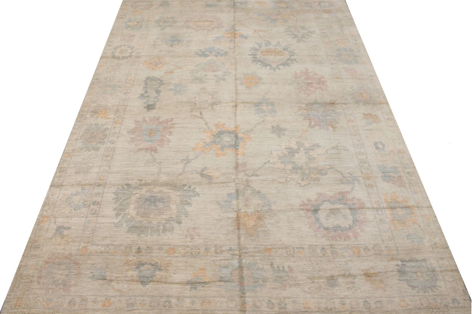 10x14 Oushak Hand Knotted Wool Area Rug - MR029900