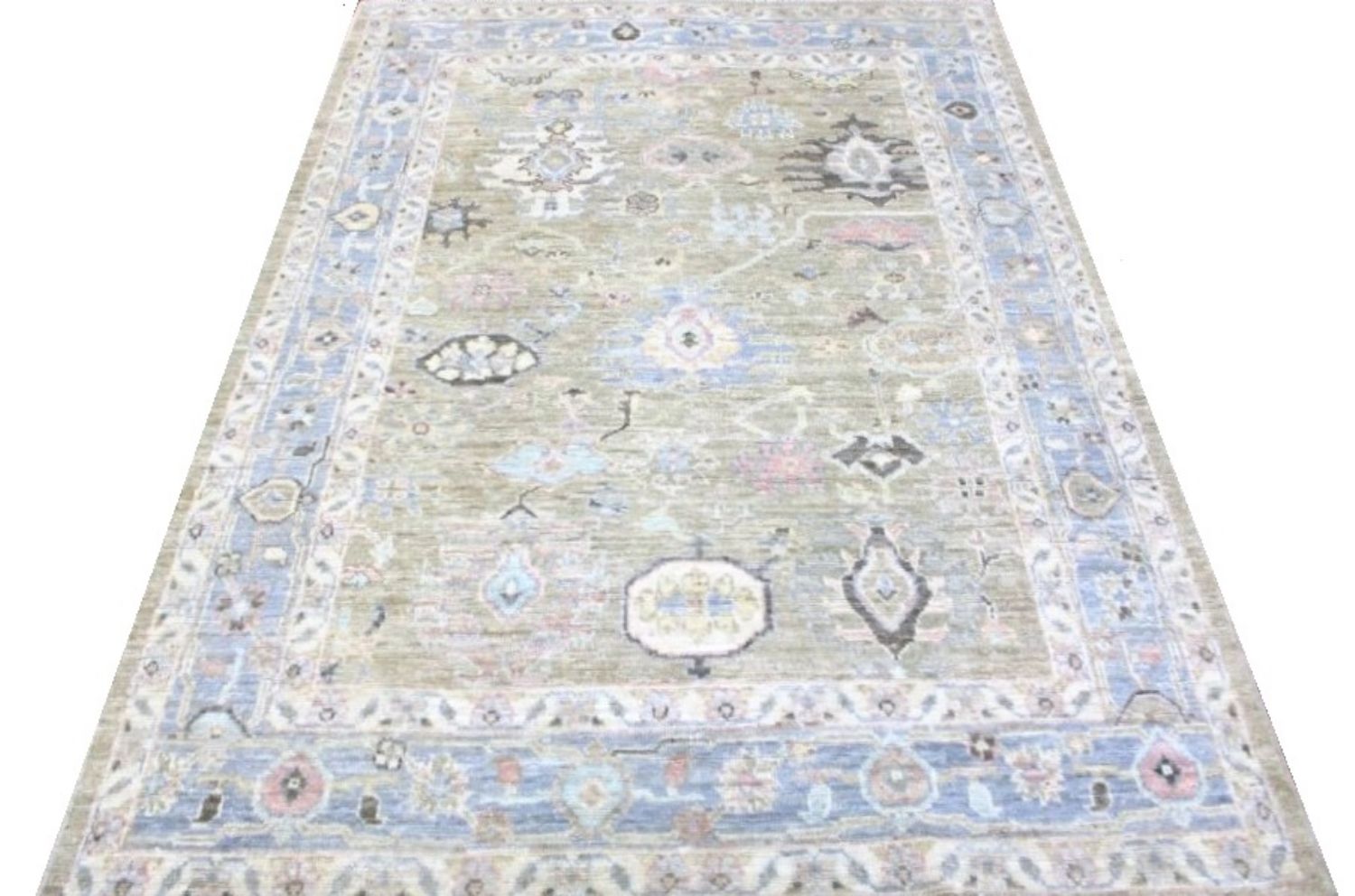 5x7/8 Oushak Hand Knotted Wool Area Rug - MR029911