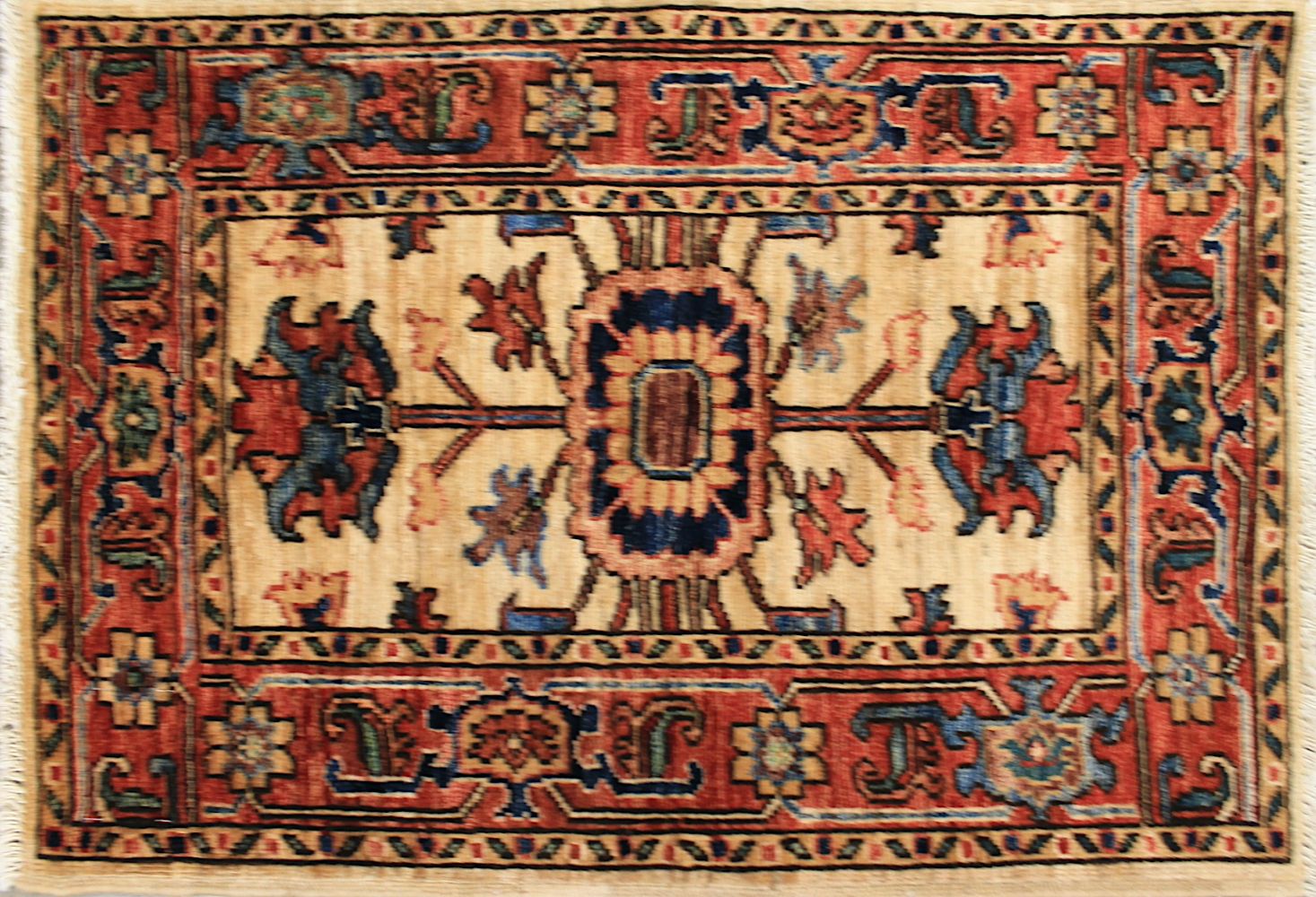 2X3 Aryana & Antique Revivals Hand Knotted Wool Area Rug - MR029963