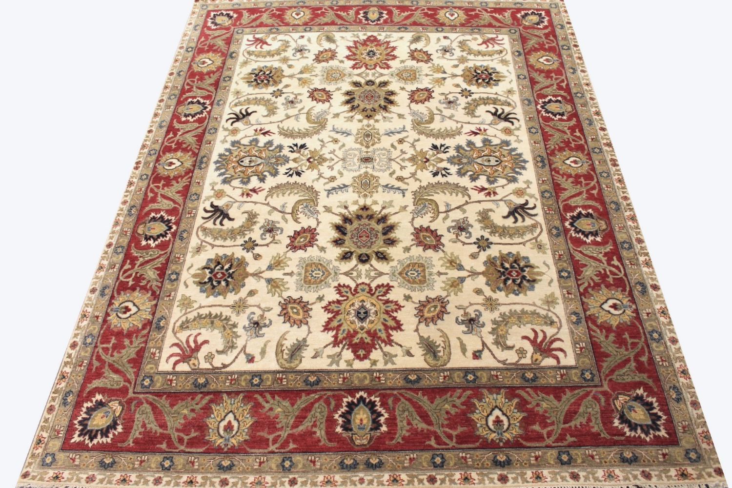 8x10 Traditional Hand Knotted Wool Area Rug - MR029977