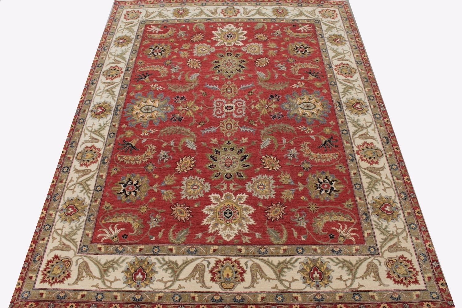 8x10 Traditional Hand Knotted Wool Area Rug - MR029978