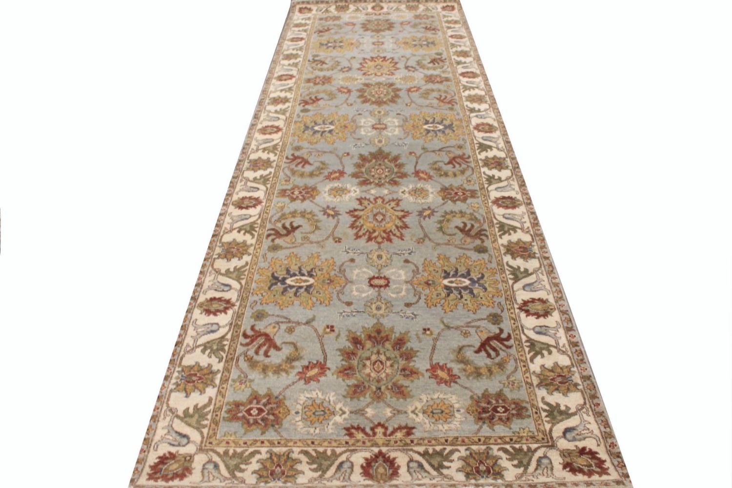 Wide Runner Traditional Hand Knotted Wool Area Rug - MR029980