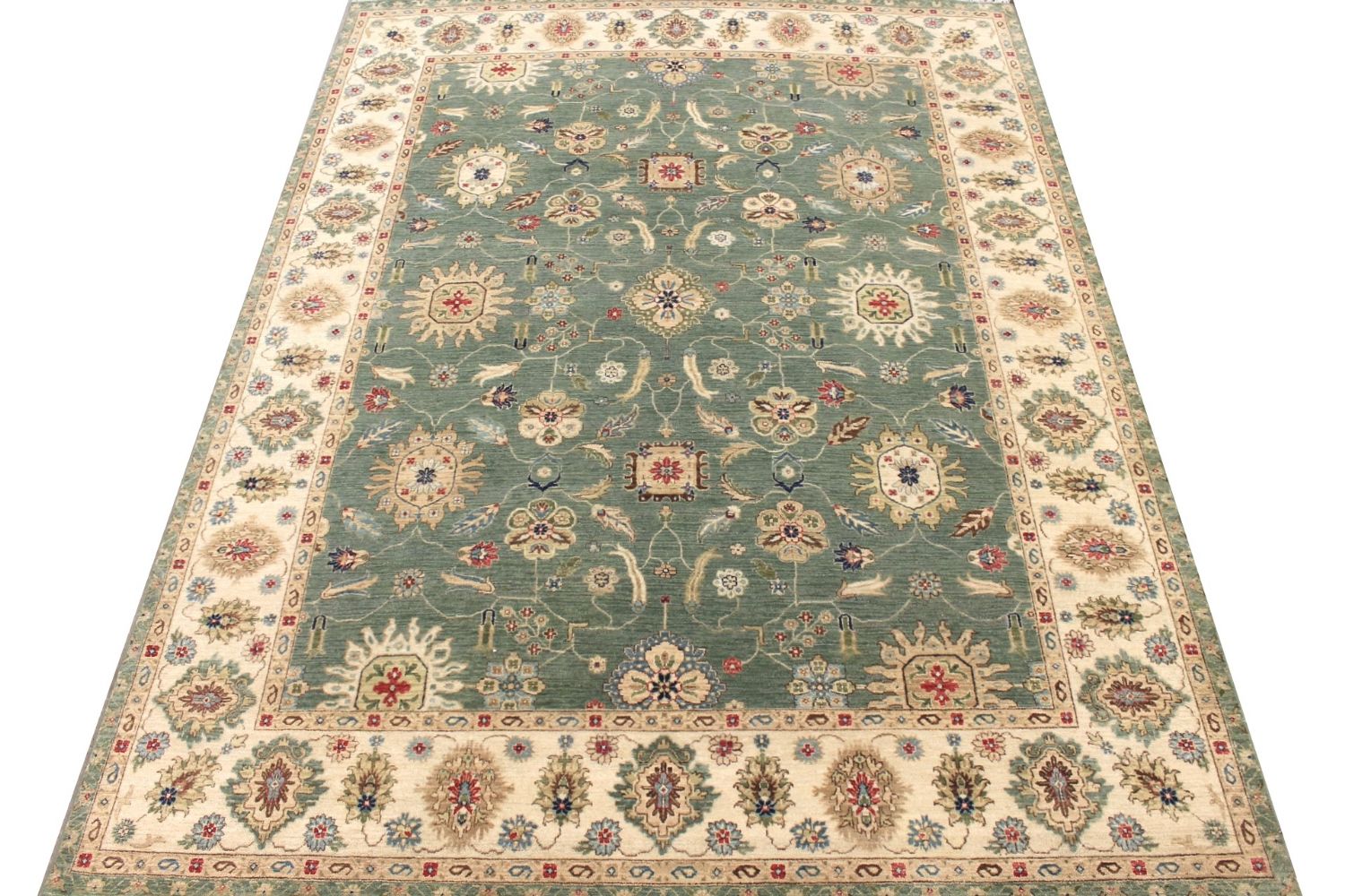 9x12 Traditional Hand Knotted Wool Area Rug - MR030002