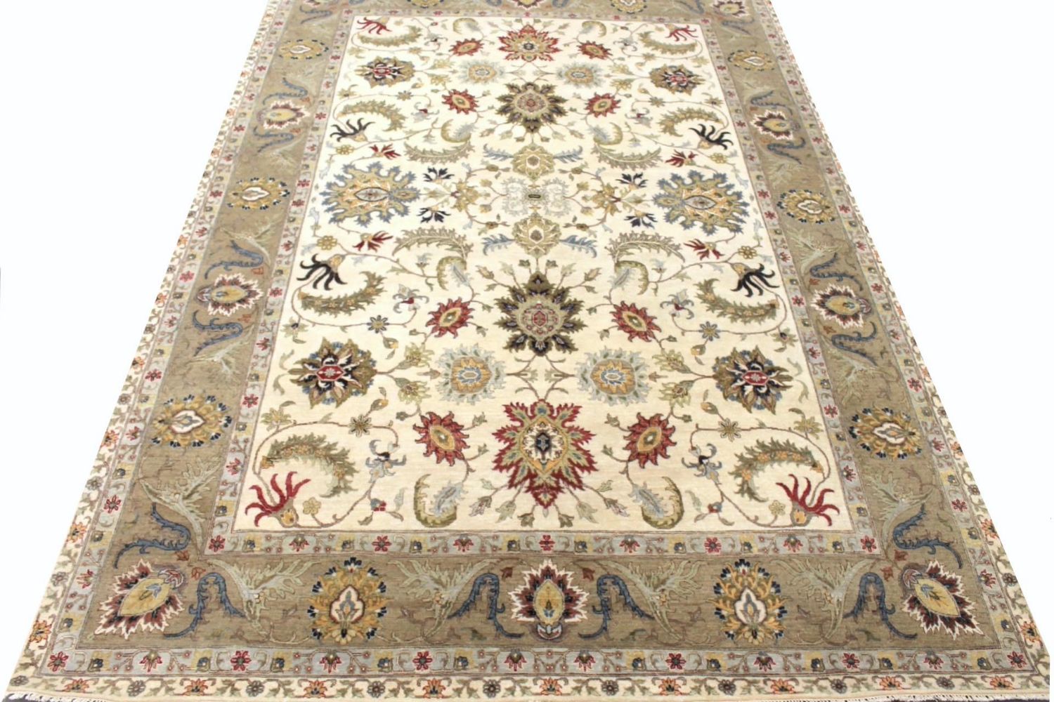10x14 Traditional Hand Knotted Wool Area Rug - MR030007