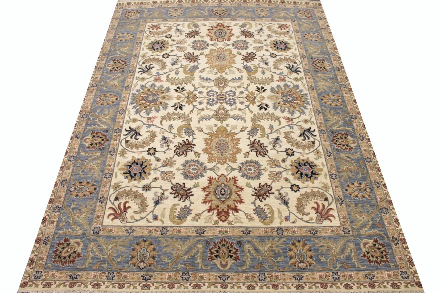 9x12 Traditional Hand Knotted Wool Area Rug - MR030026