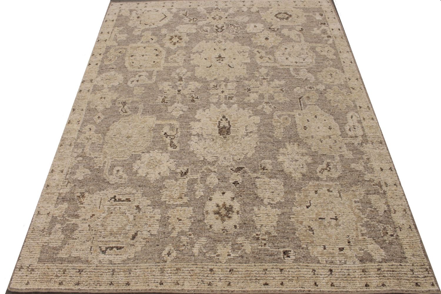8x10 Casual Hand Knotted Wool Area Rug - MR030057
