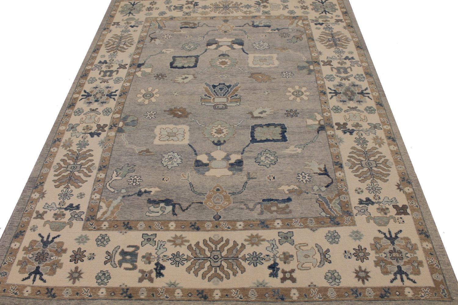 10x14 Oushak Hand Knotted Wool Area Rug - MR030082