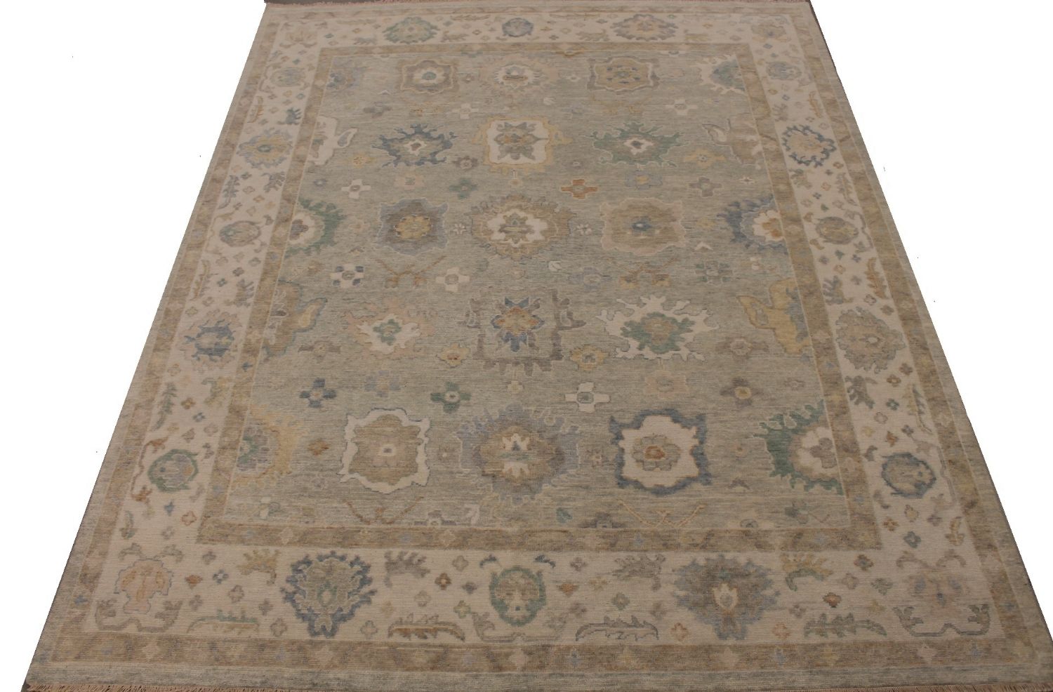 8x10 Casual Hand Knotted Wool Area Rug - MR030104