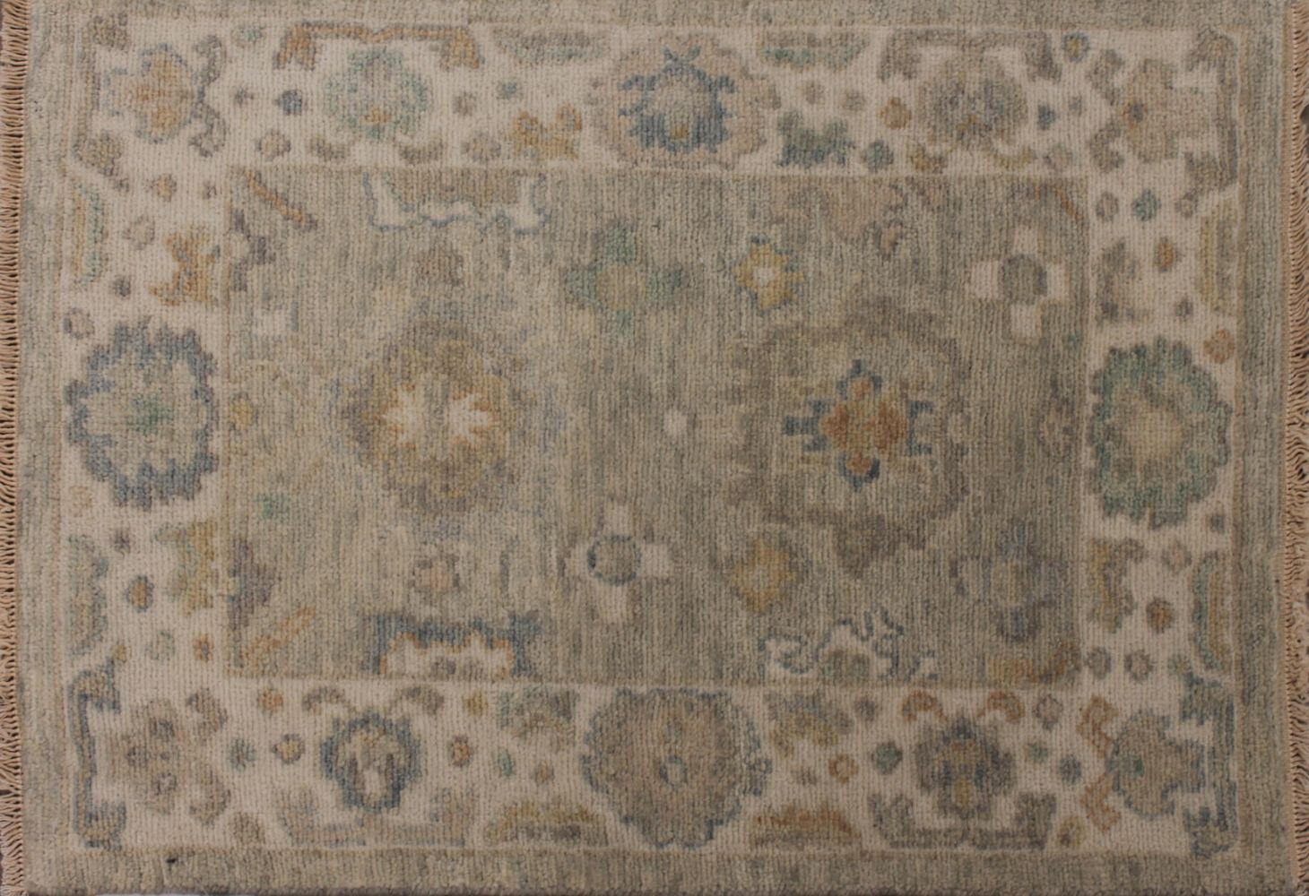 2X3 Casual Hand Knotted Wool Area Rug - MR030106