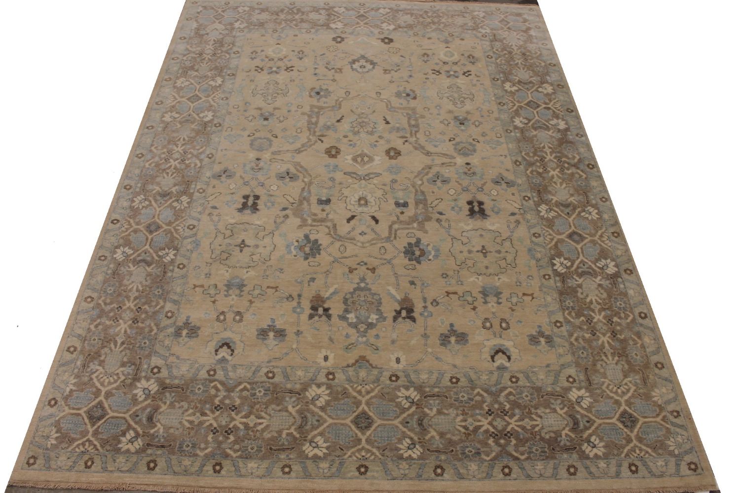 9x12 Casual Hand Knotted Wool Area Rug - MR030108