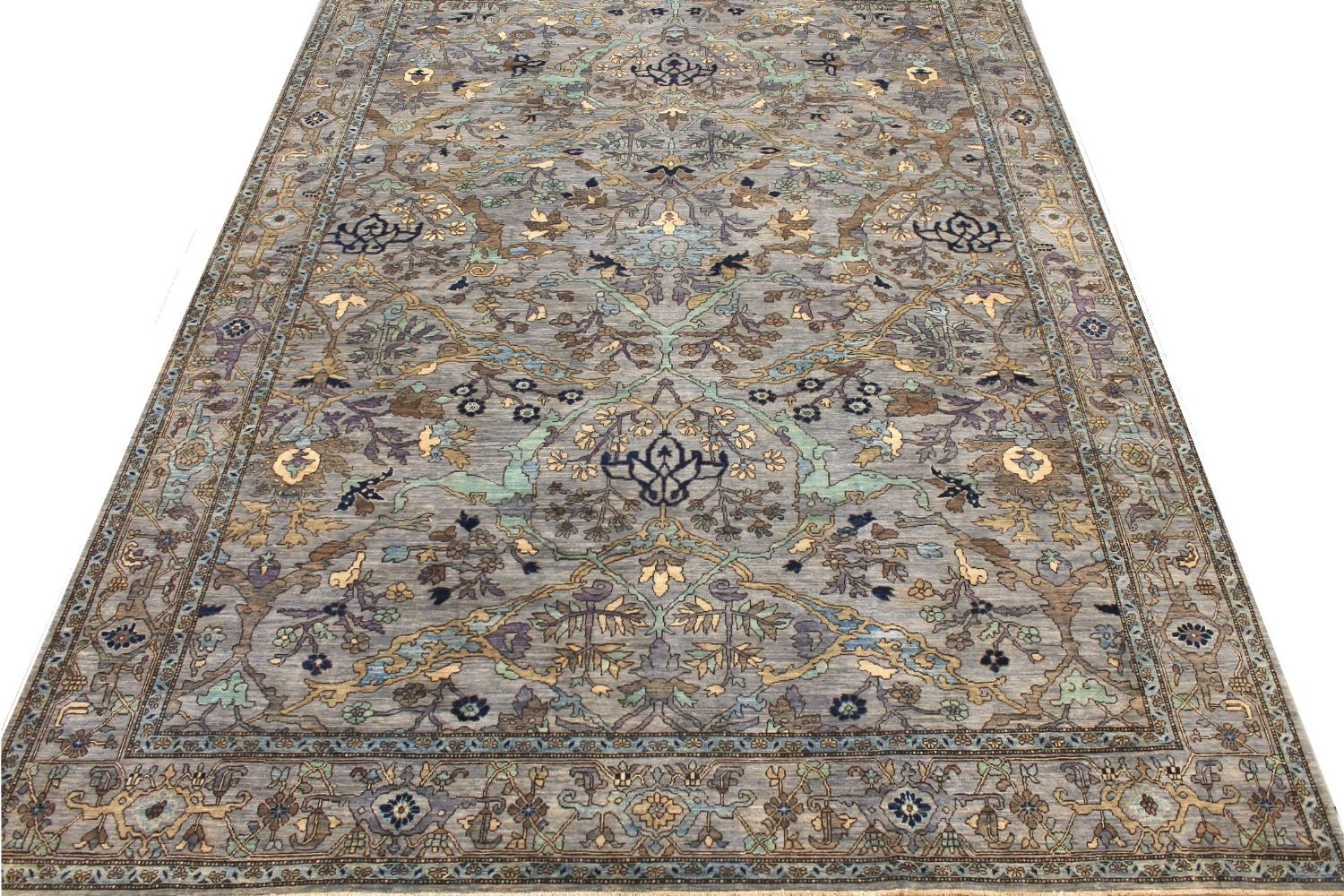 10x14 Aryana & Antique Revivals Hand Knotted Wool Area Rug - MR030130