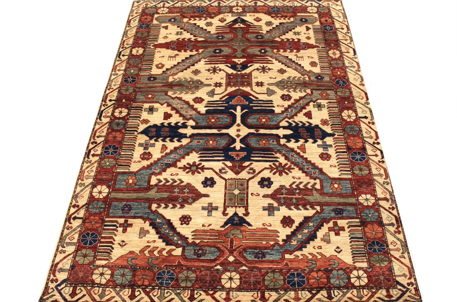 6x9 Aryana & Antique Revivals Hand Knotted Wool Area Rug - MR030132