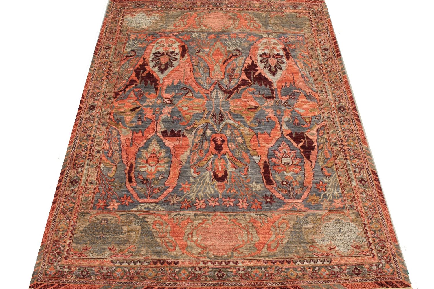 8x10 Aryana & Antique Revivals Hand Knotted Wool Area Rug - MR030145
