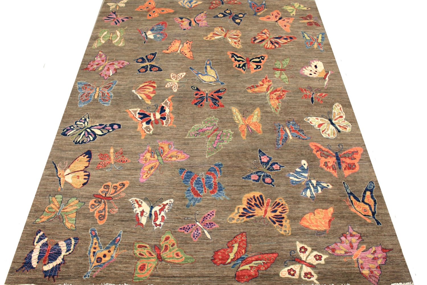 9x12 Modern Hand Knotted Wool Area Rug - MR030166