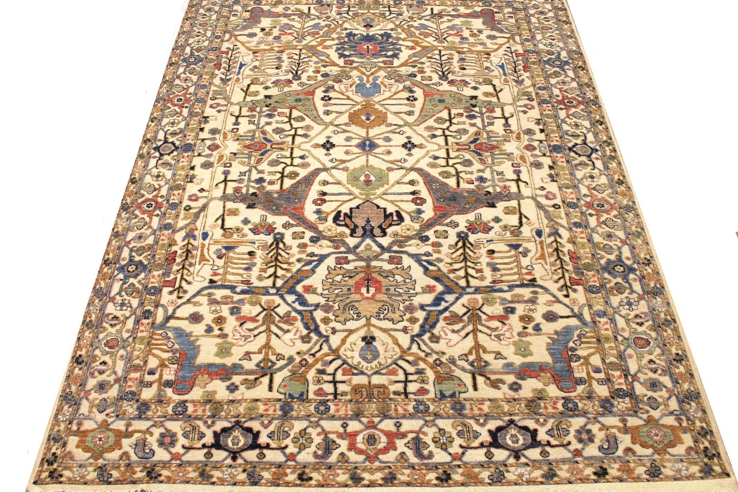 9x12 Aryana & Antique Revivals Hand Knotted Wool Area Rug - MR030172