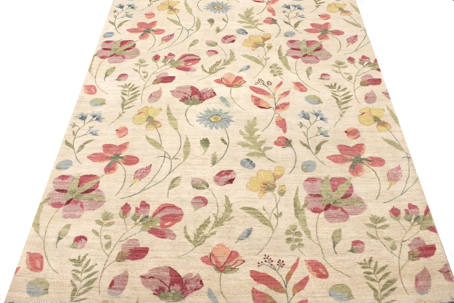 9x12 Modern Hand Knotted Wool Area Rug - MR030173