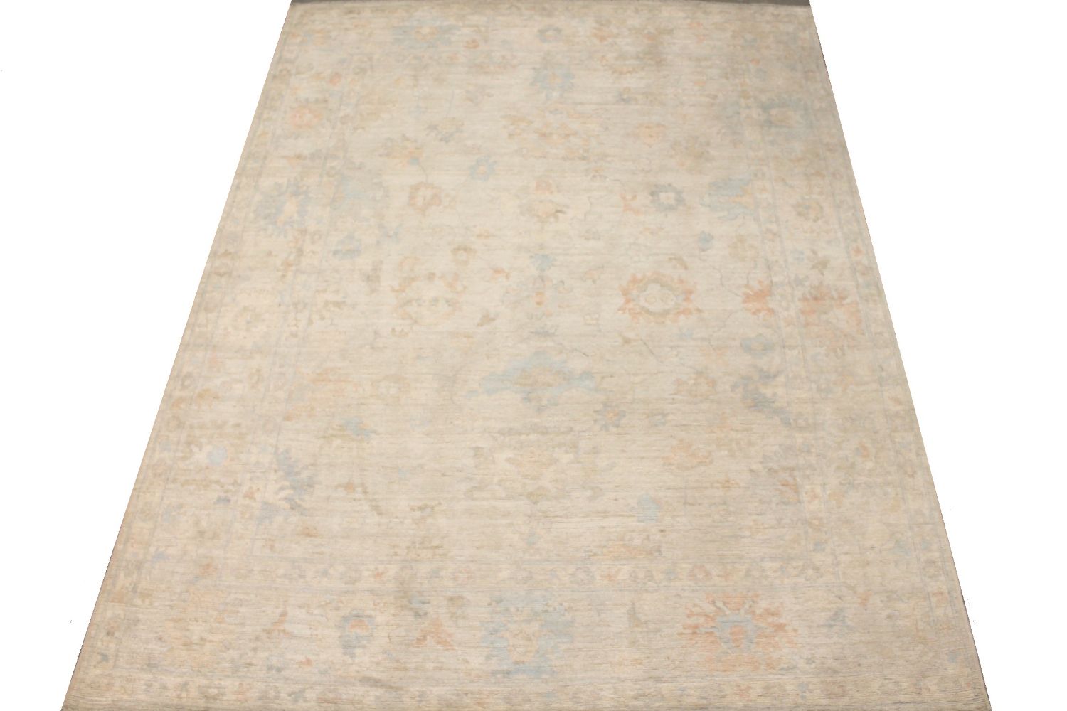 8x10 Oushak Hand Knotted Wool Area Rug - MR030176