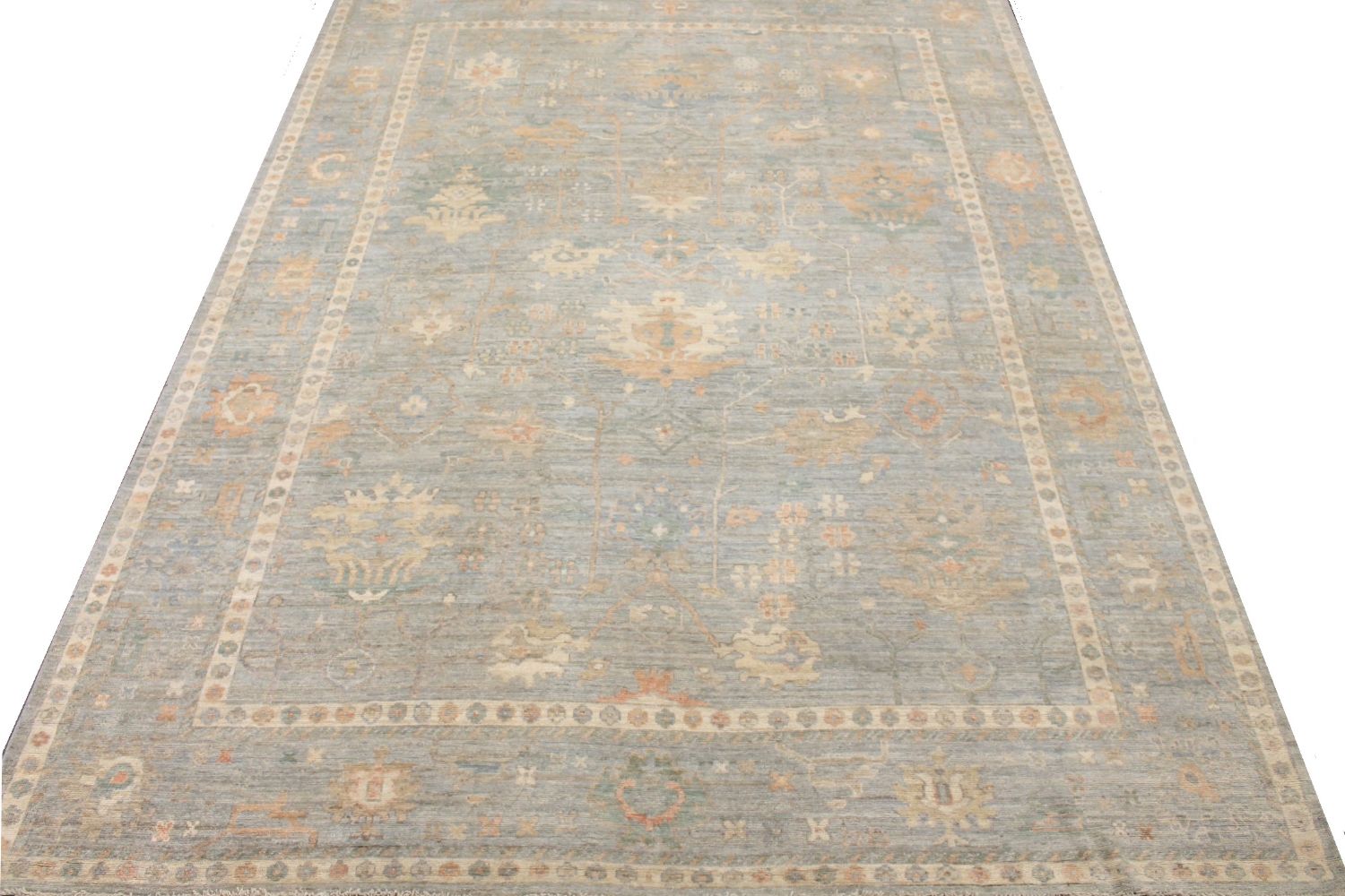 10x14 Oushak Hand Knotted Wool Area Rug - MR030192