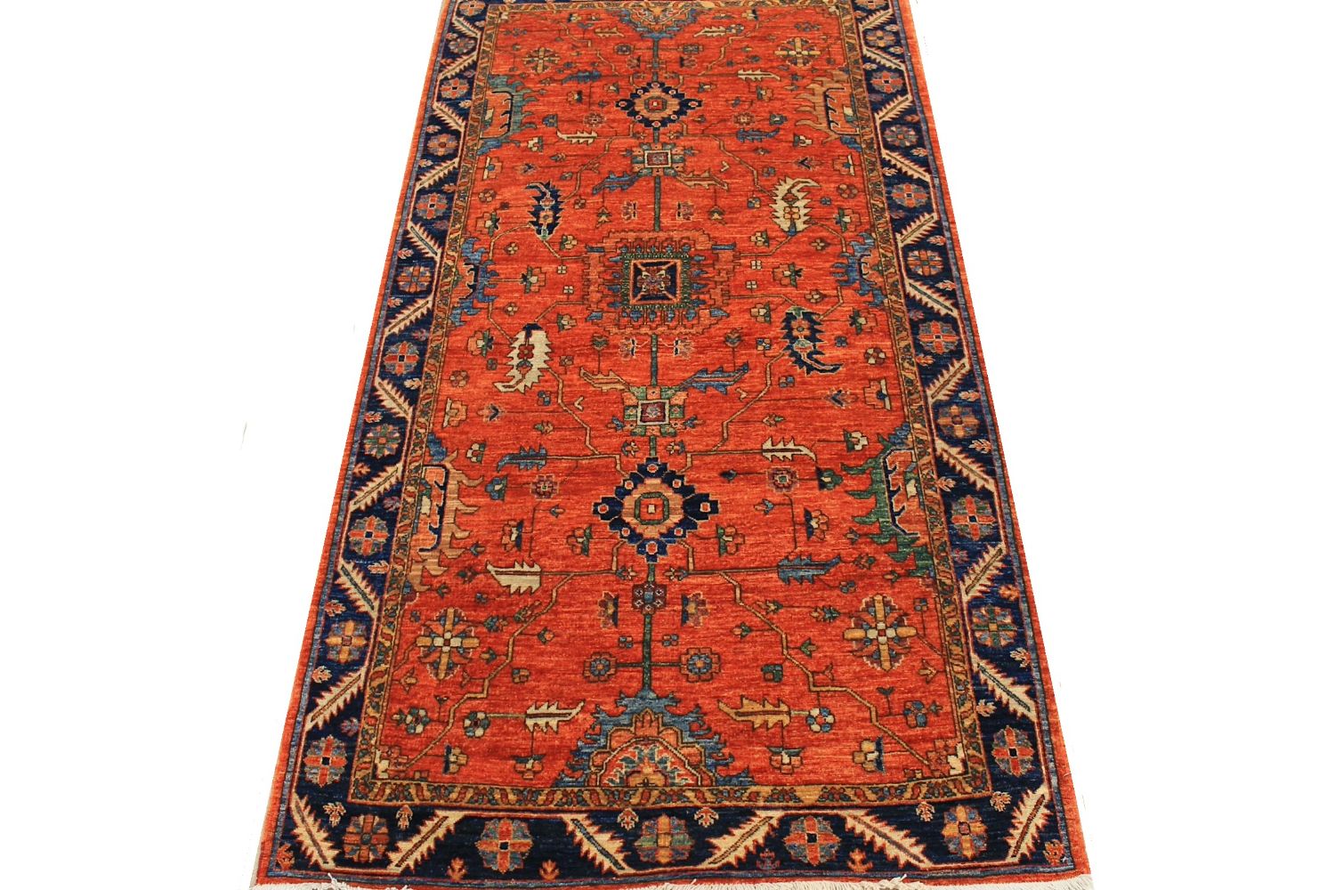 Wide Runner Aryana & Antique Revivals Hand Knotted Wool Area Rug - MR030197