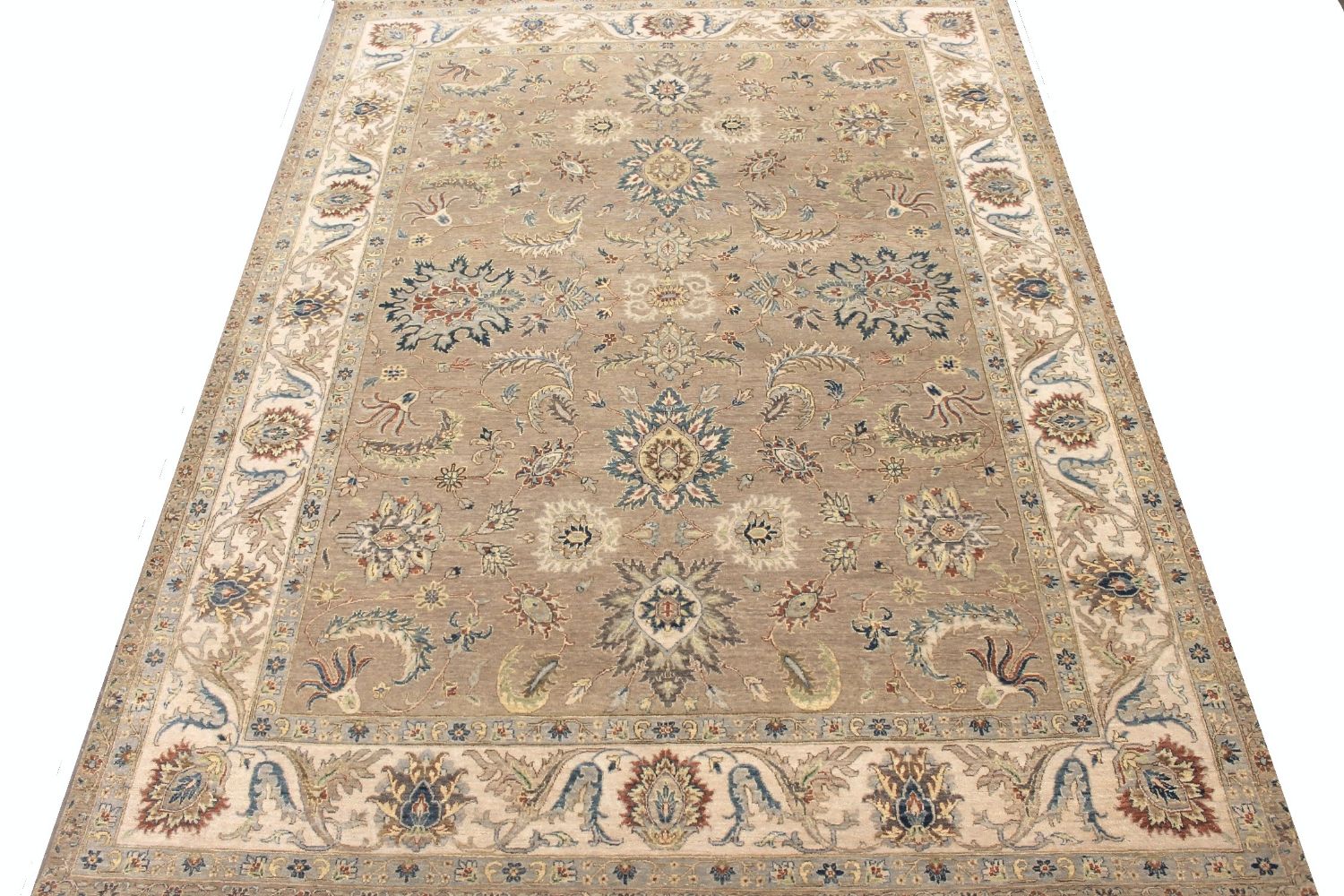 9x12 Traditional Hand Knotted Wool Area Rug - MR030246