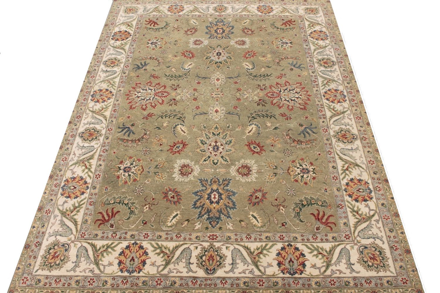 9x12 Traditional Hand Knotted Wool Area Rug - MR030251