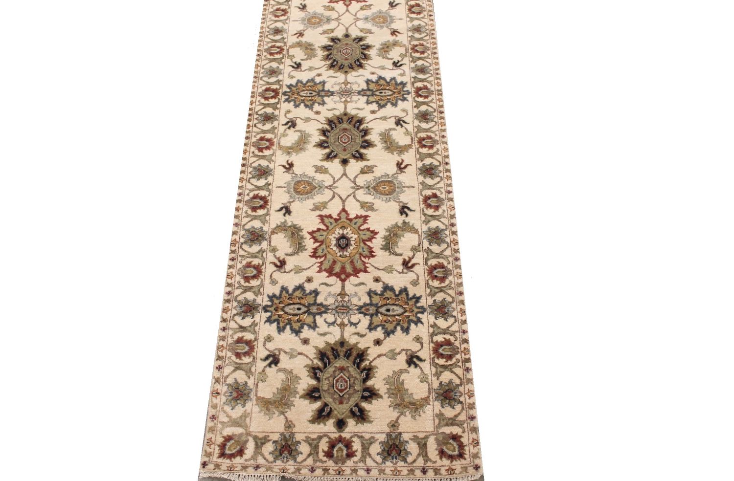 10 ft. Runner Traditional Hand Knotted Wool Area Rug - MR030281