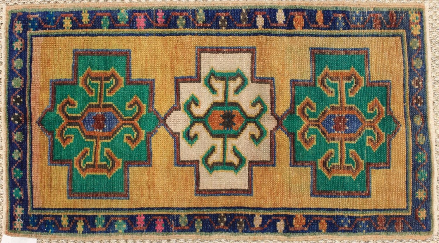 2X3 Anatolia Hand Knotted Wool Area Rug - MR030331