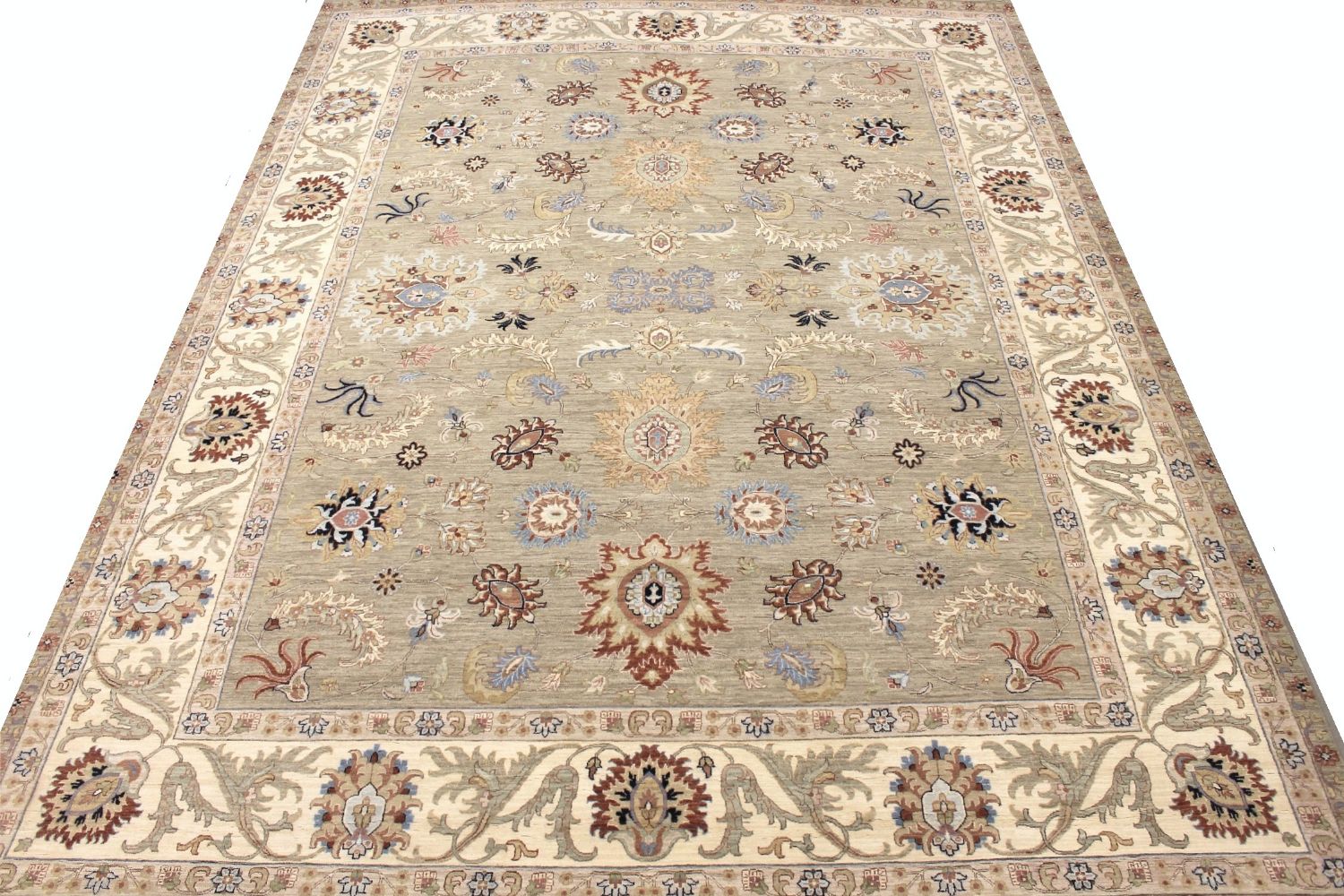 OVERSIZE Traditional Hand Knotted Wool Area Rug - MR030362