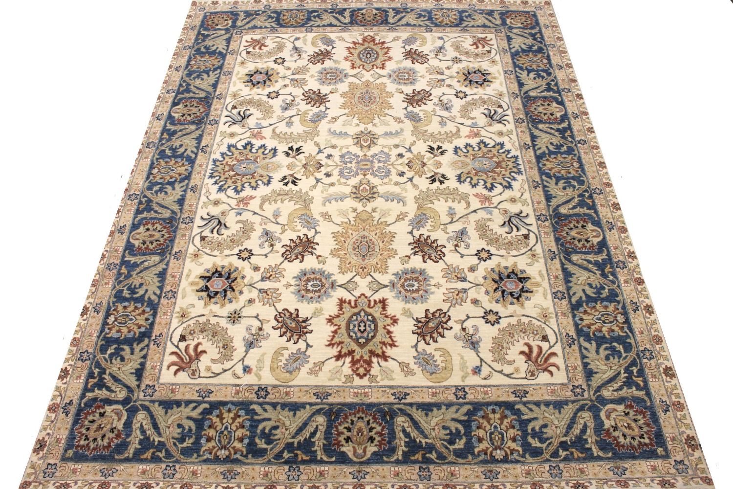 9x12 Traditional Hand Knotted Wool Area Rug - MR030365