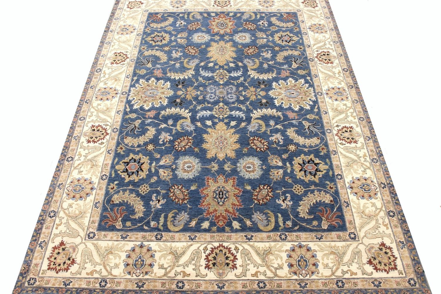 10x14 Traditional Hand Knotted Wool Area Rug - MR030371