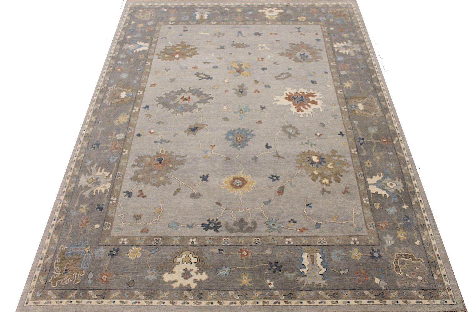 9x12 Oushak Hand Knotted Wool Area Rug - MR30390