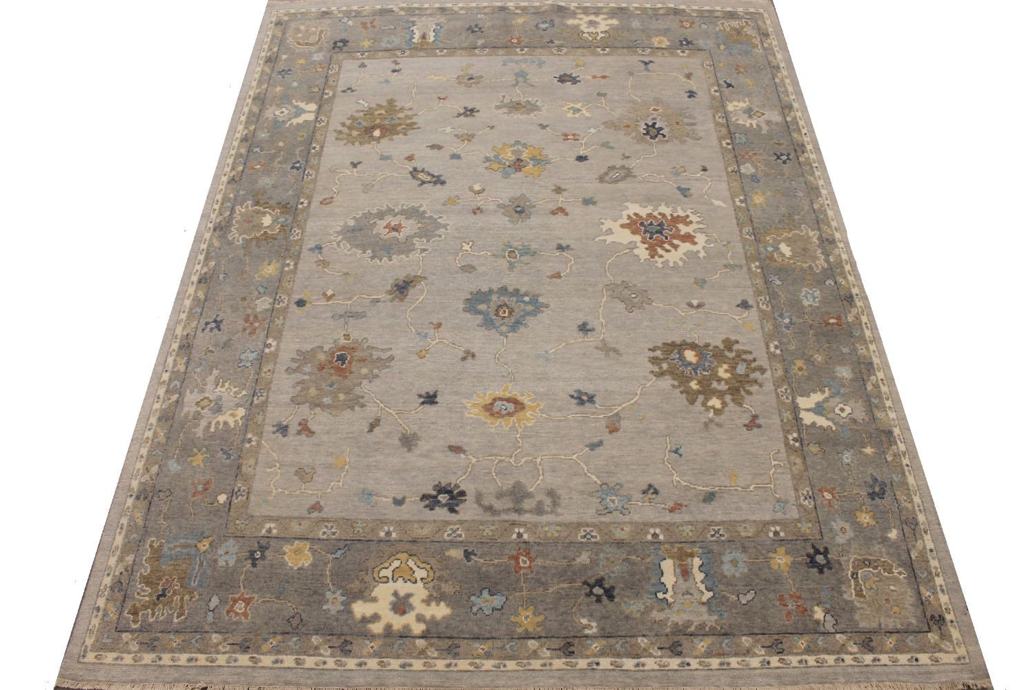  Oushak Hand Knotted Wool Area Rug - MR30392