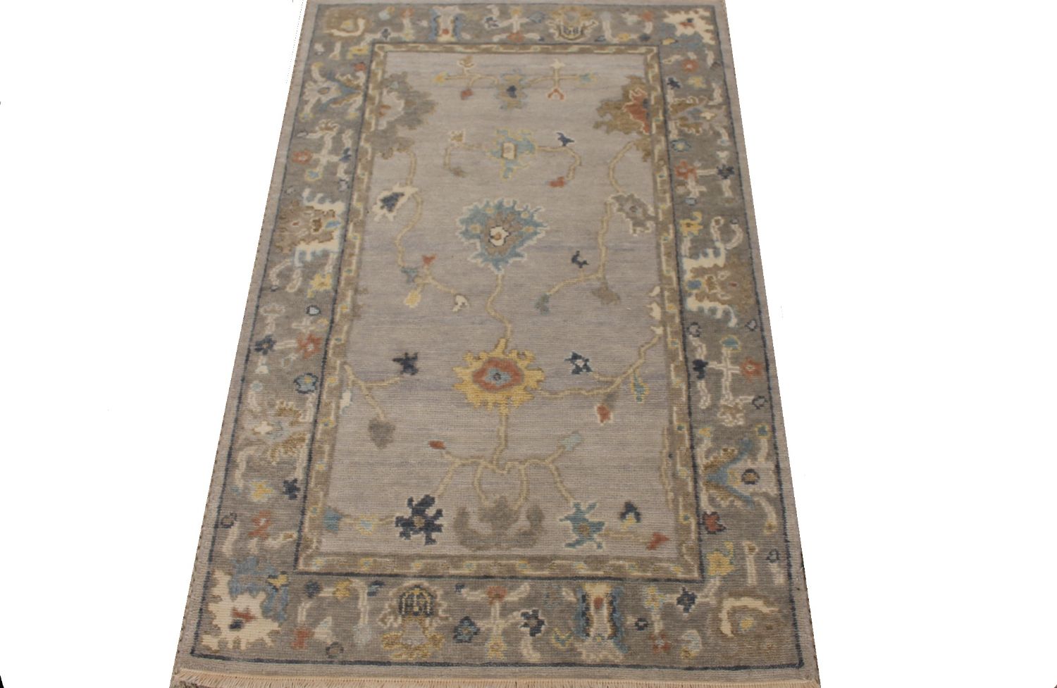 3x5 Oushak Hand Knotted Wool Area Rug - MR30398