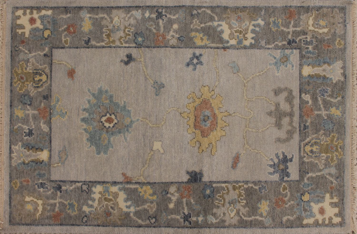 2X4 Oushak Hand Knotted Wool Area Rug - MR30401