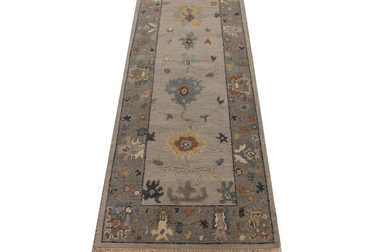10 ft. Runner Oushak Hand Knotted Wool Area Rug - MR30406