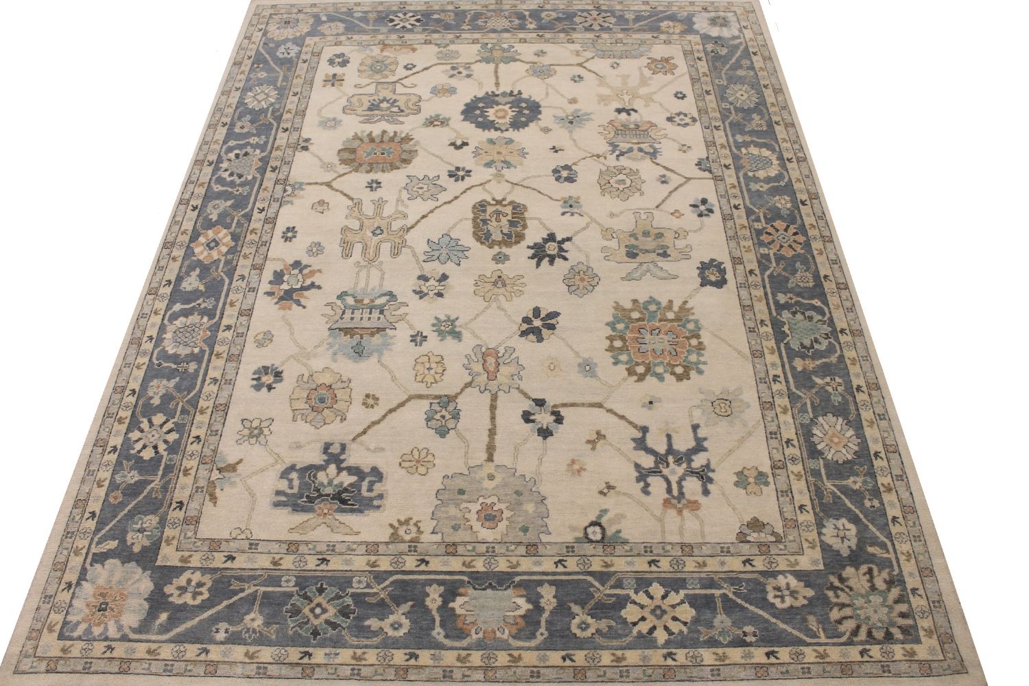 9x12 Oushak Hand Knotted Wool Area Rug - MR30412