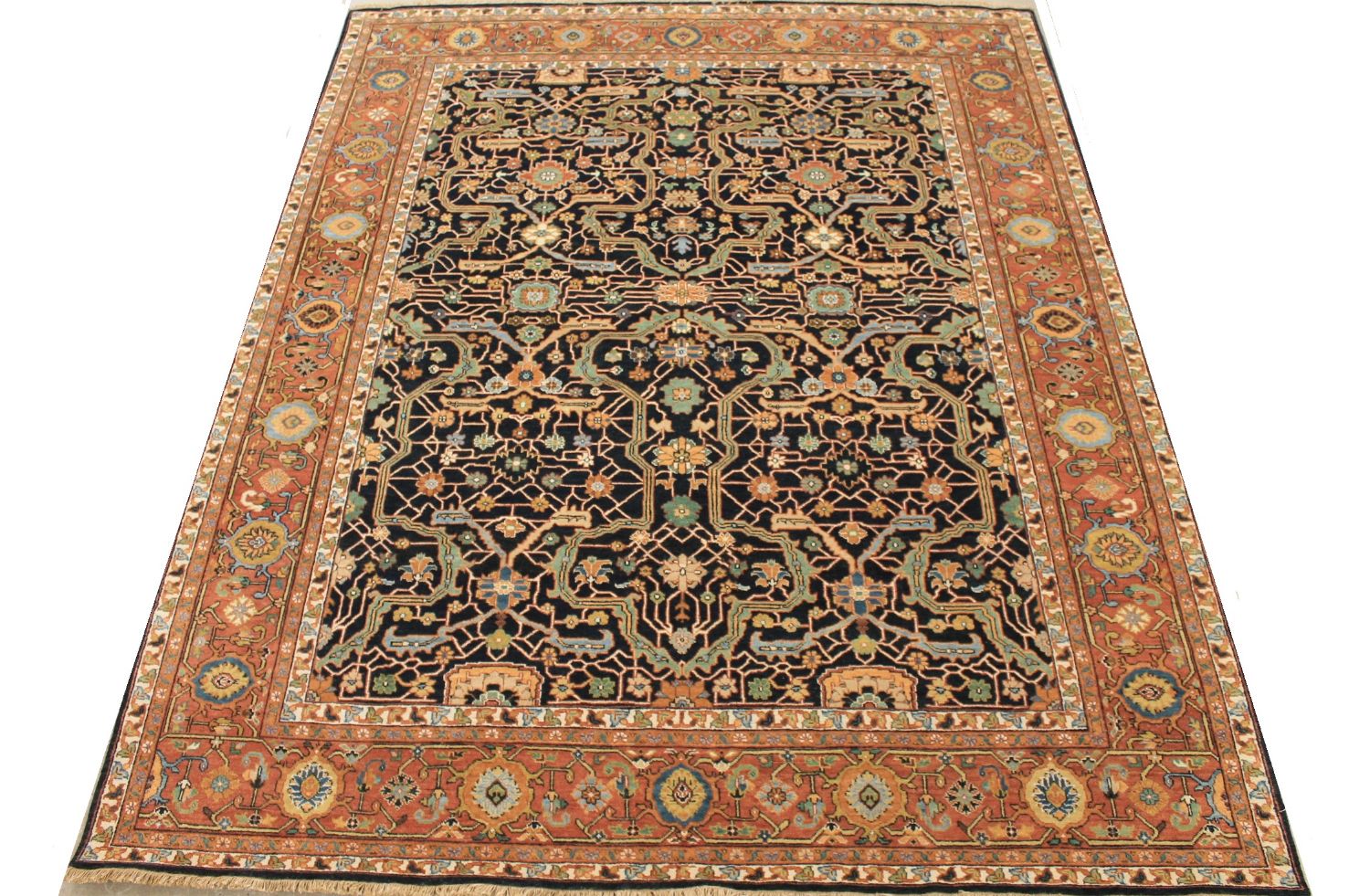 8x10 Heriz/Serapi Hand Knotted Wool Area Rug - MR30413