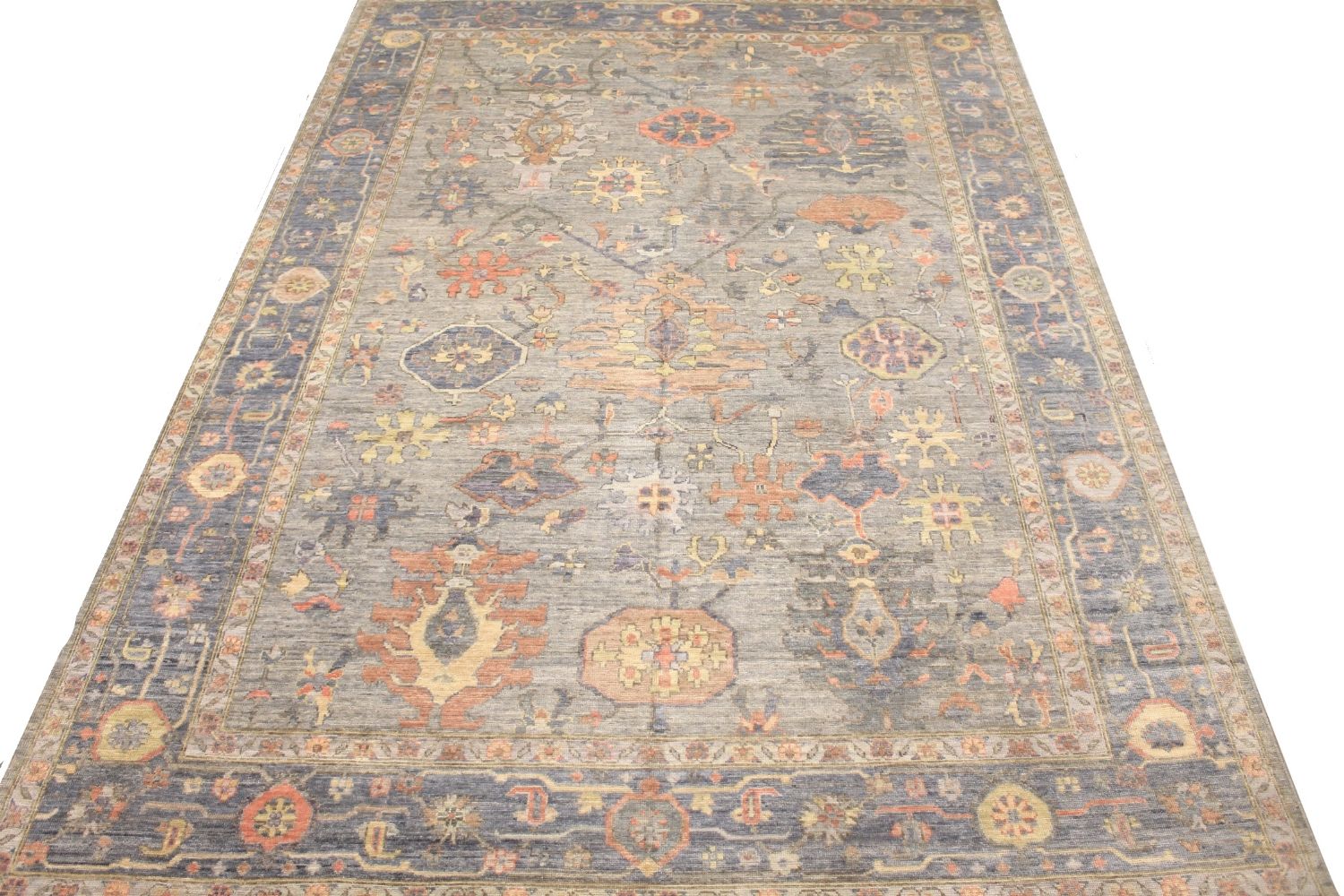 10x14 Oushak Hand Knotted Wool Area Rug - MR30432