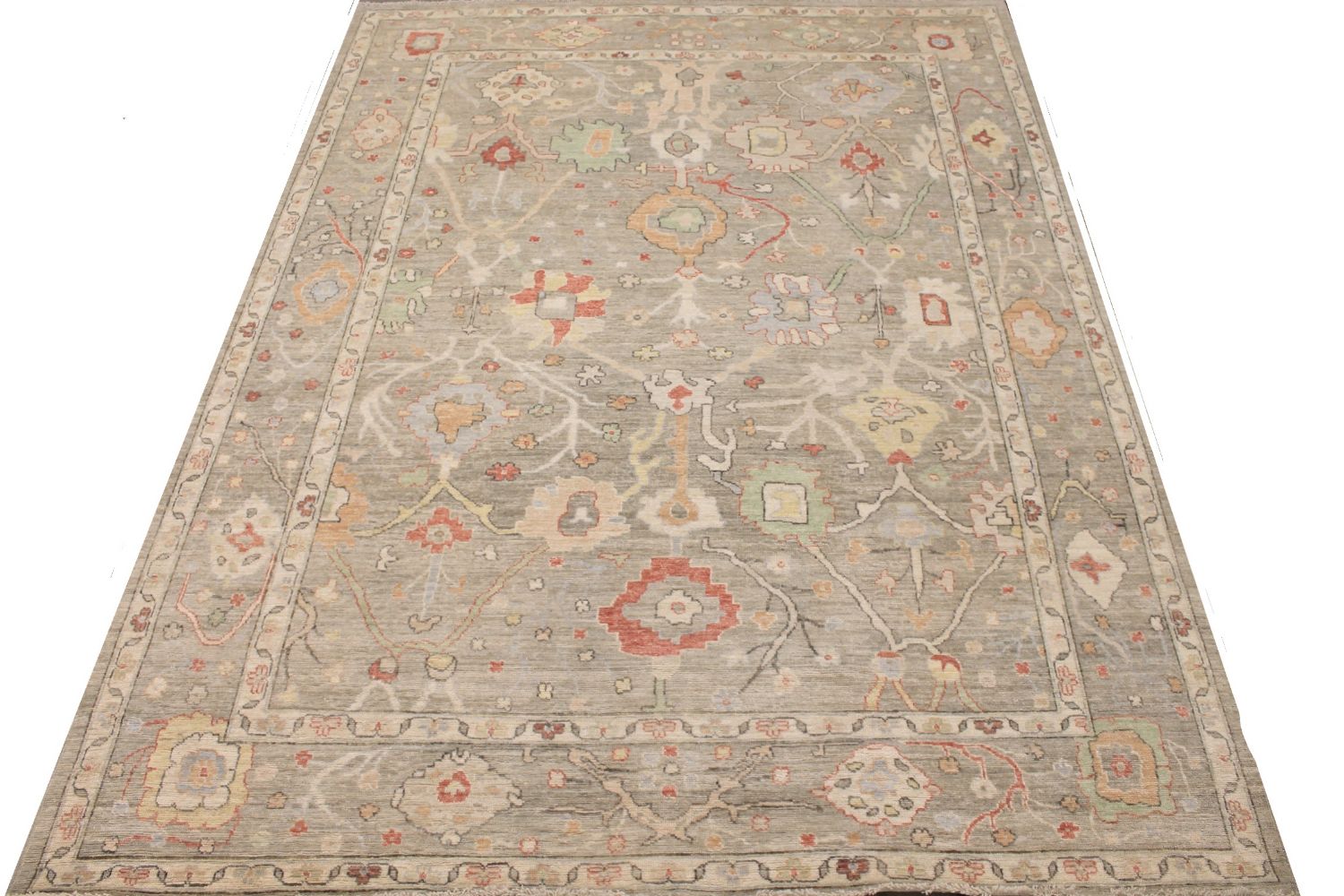 9x12 Oushak Hand Knotted Wool Area Rug - MR30461
