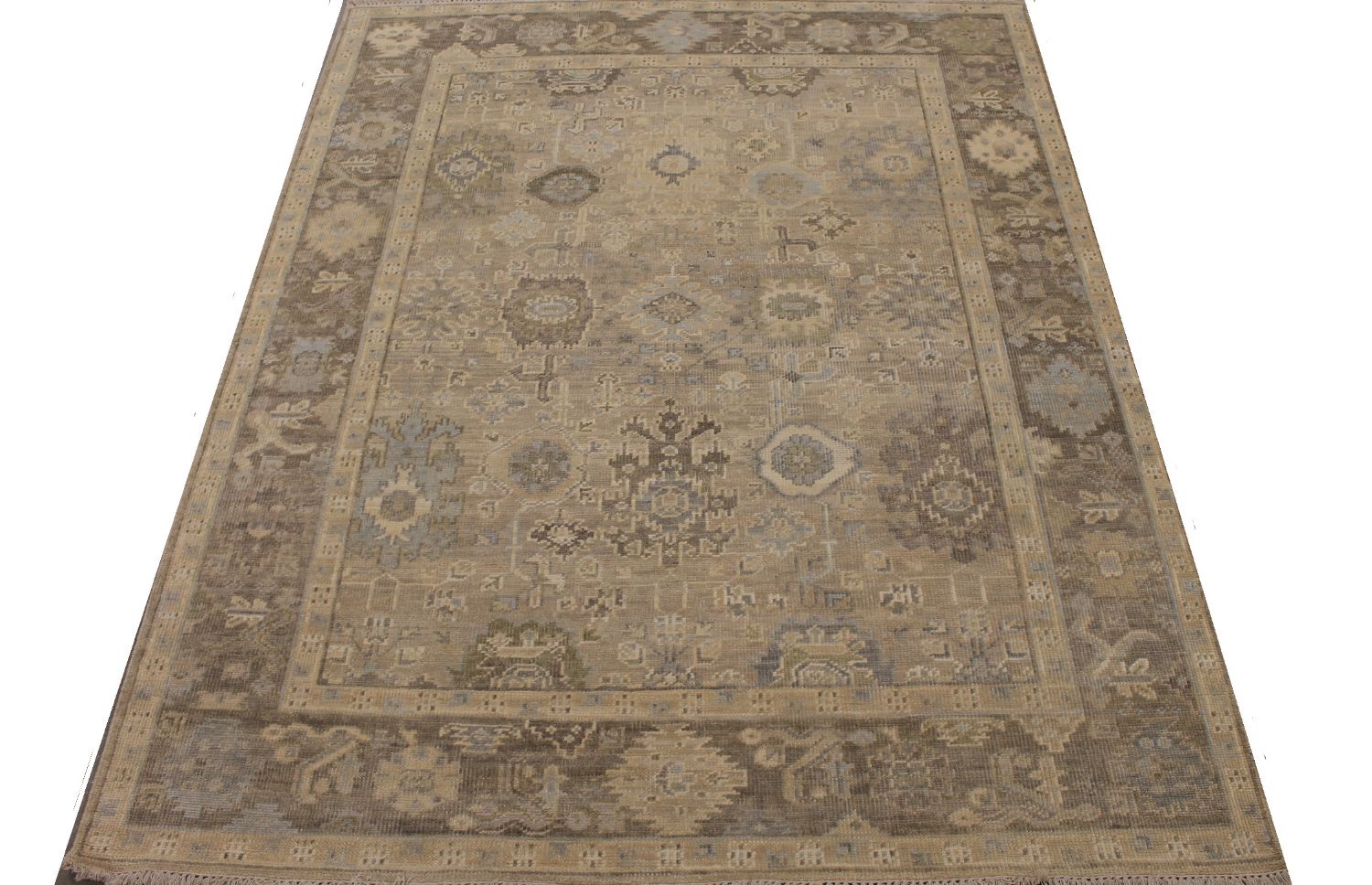 8x10 Oushak Hand Knotted Wool Area Rug - MR30500