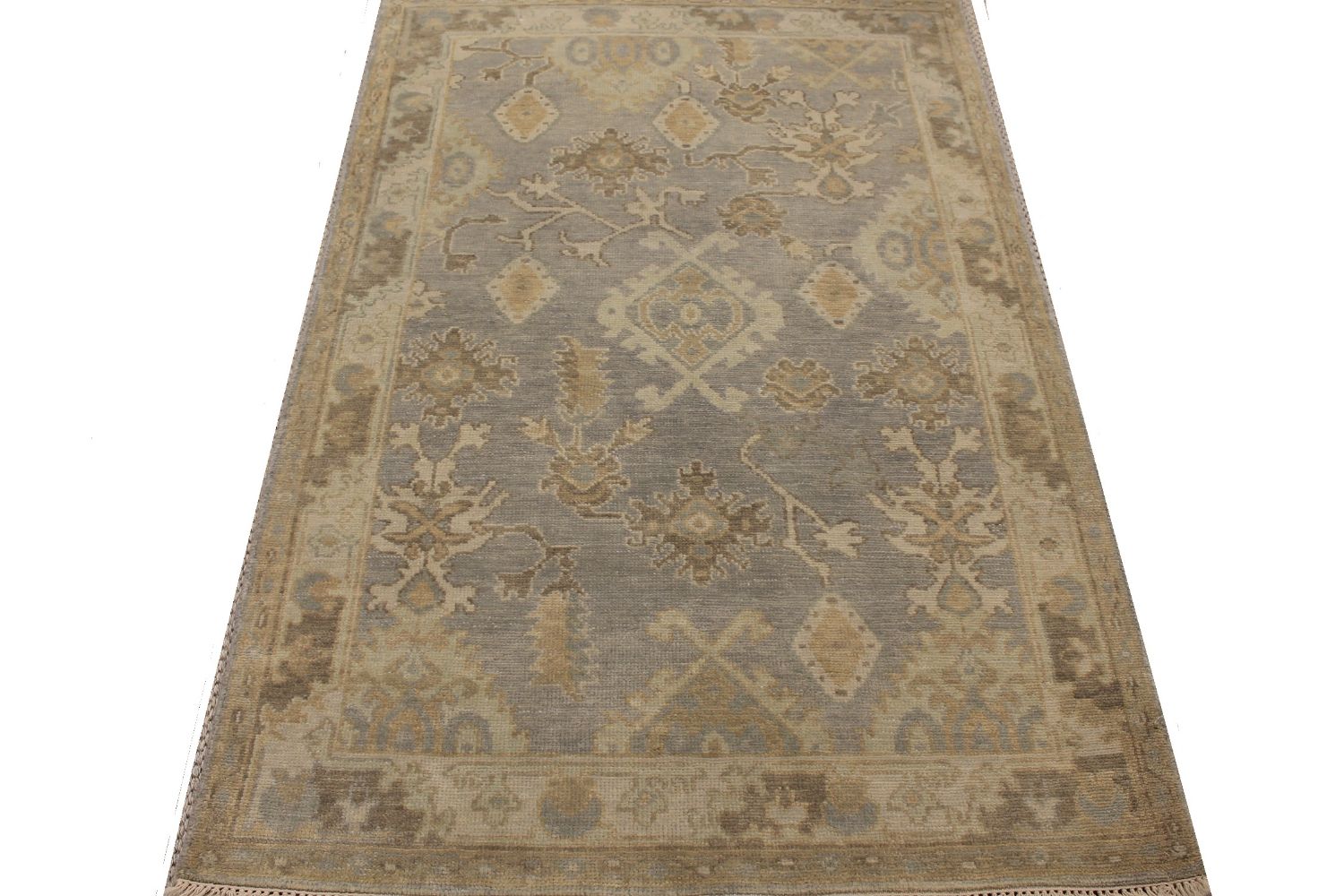 4x6 Oushak Hand Knotted Wool Area Rug - MR30507