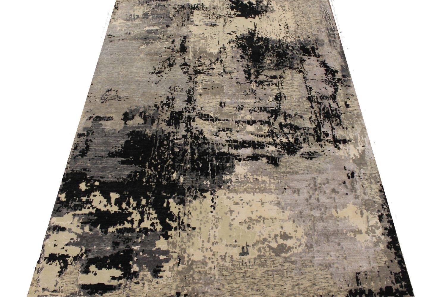 8x10 Modern Hand Knotted Wool & Viscose Area Rug - MR30509