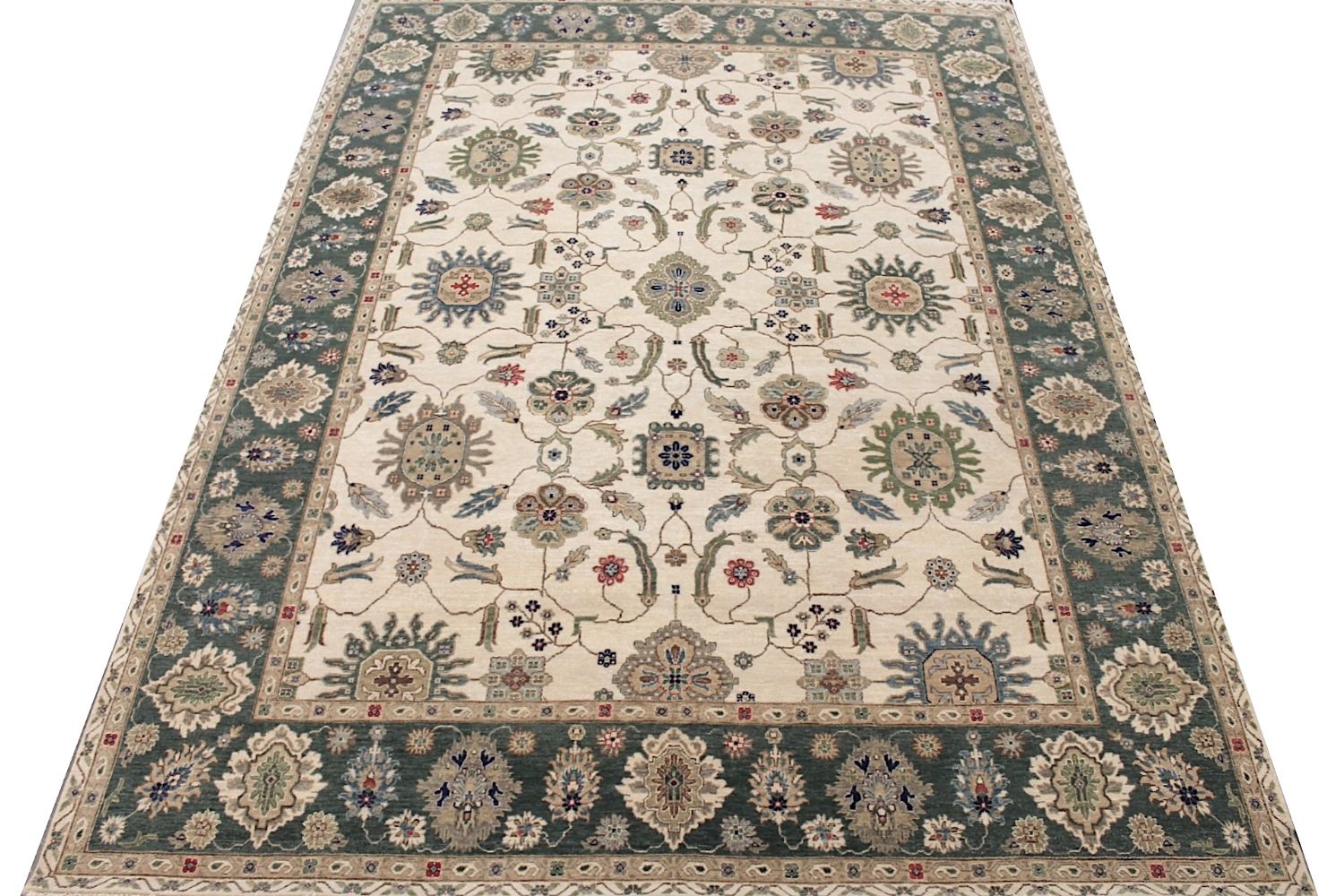 10x14 Traditional Hand Knotted Wool Area Rug - MR030565
