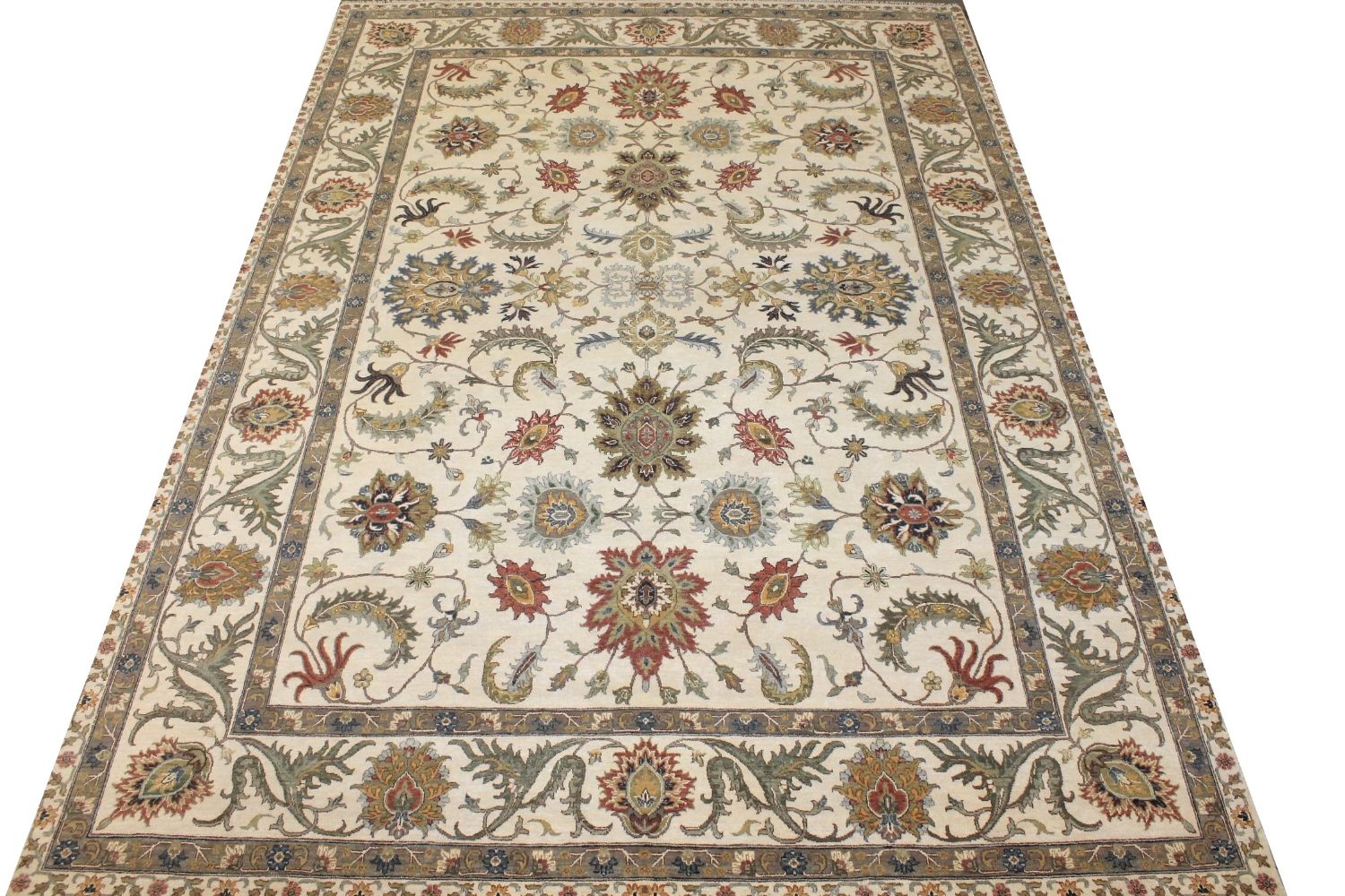 10x14 Traditional Hand Knotted Wool Area Rug - MR030566