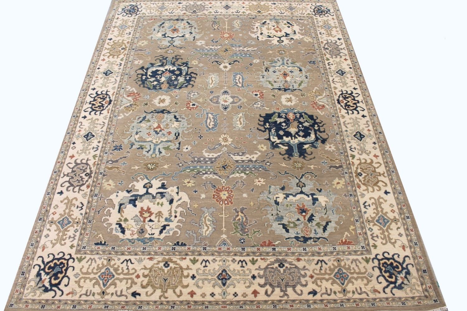 9x12 Traditional Hand Knotted Wool Area Rug - MR030578