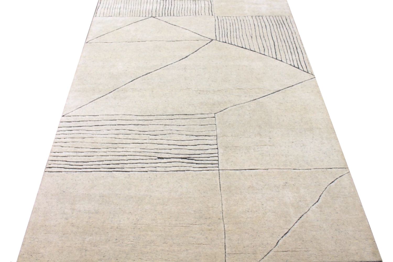 9x12 Casual Hand Knotted Wool Area Rug - MR030579