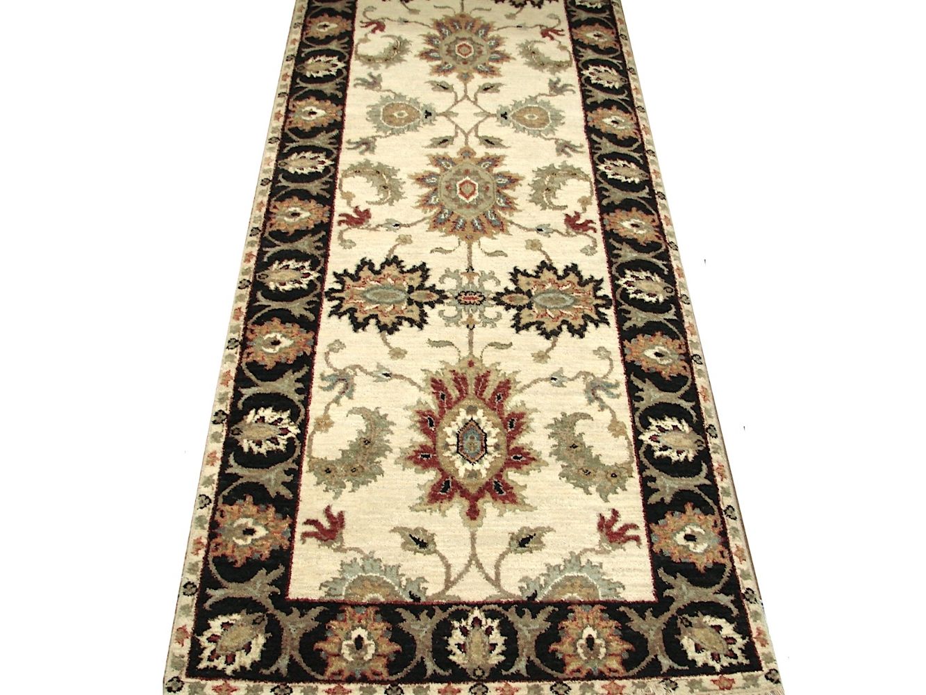 8 ft. Runner Traditional Hand Knotted Wool Area Rug - MR030586